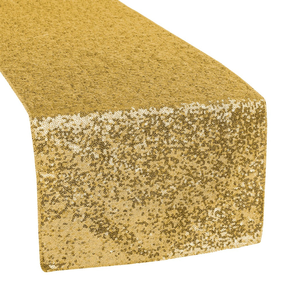 Gold Sequin Table Runner