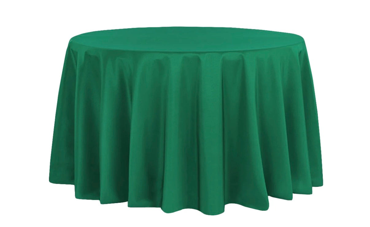 Emerald Green Polyester 120” Round