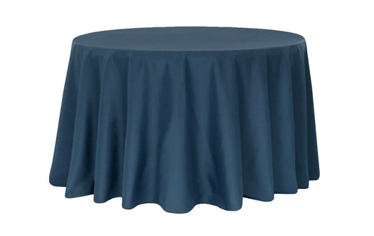 Navy Blue Polyester 120” Round