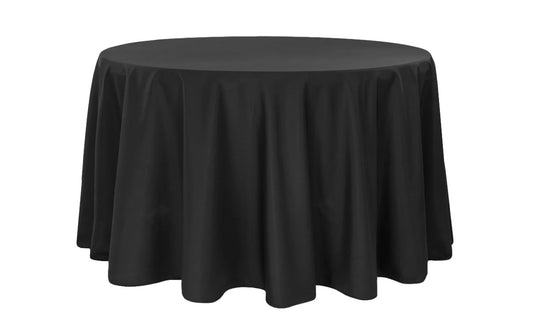 Black Polyester 120” Round
