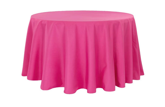 Fuchsia Polyester 120” Round
