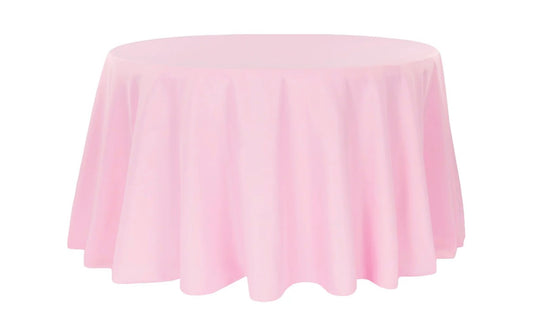Pink Polyester 120” Round